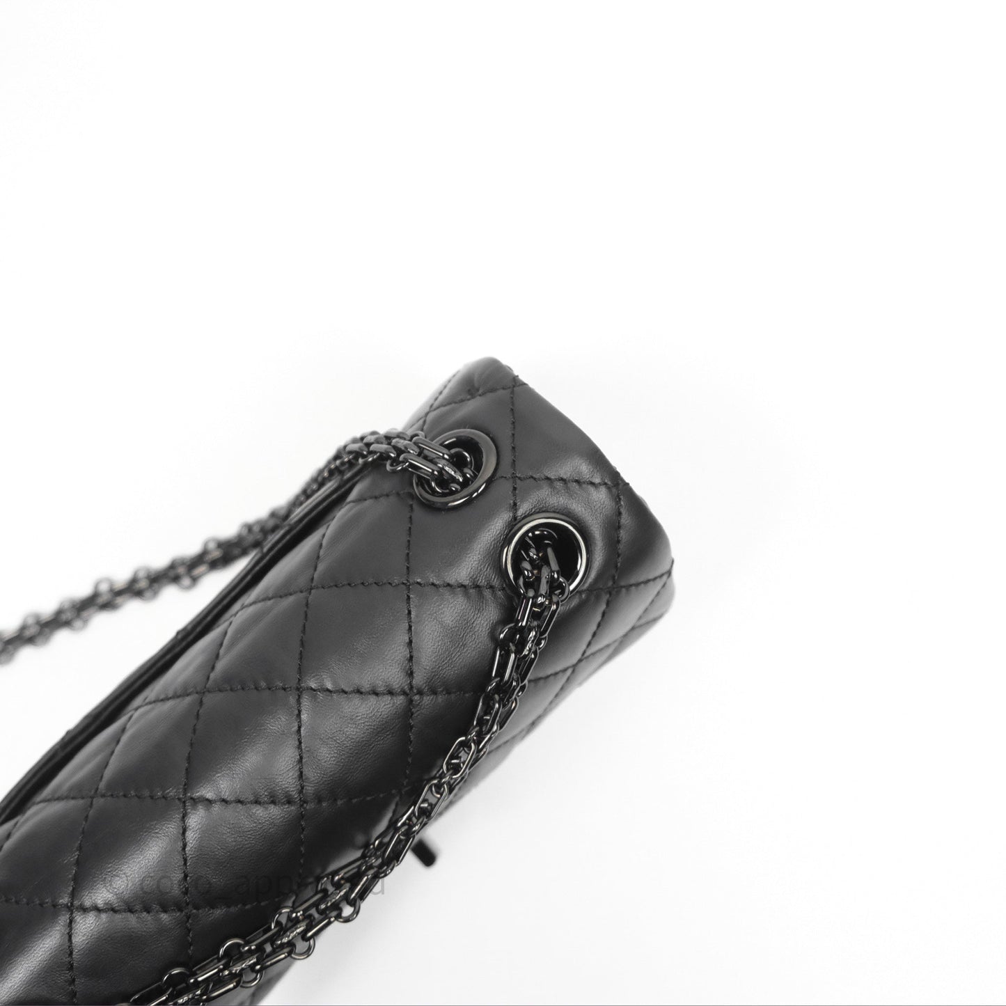 Chanel Quilted Mini Reissue 224 So Black Calfskin
