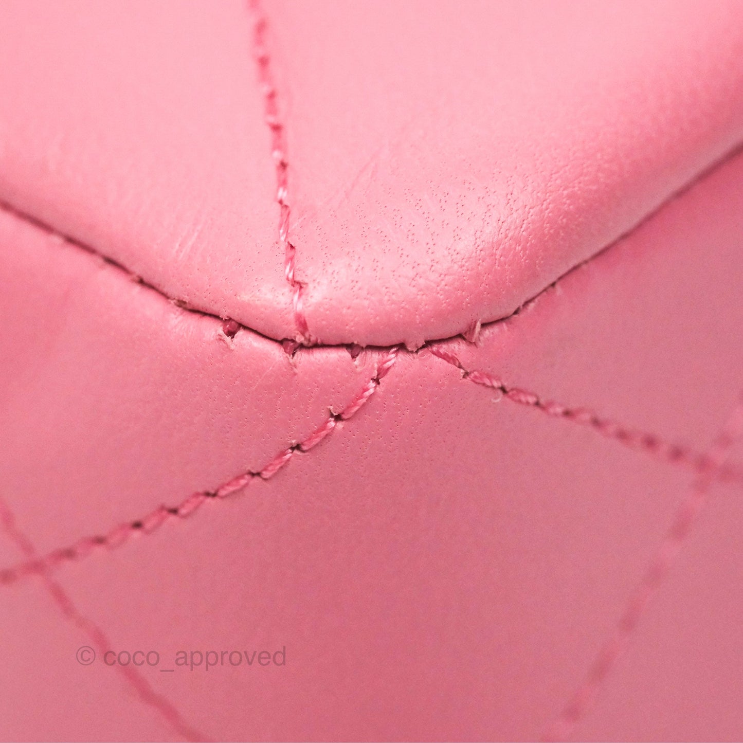 Chanel Small Classic Quilted Flap Pink Lambskin Gold Hardware