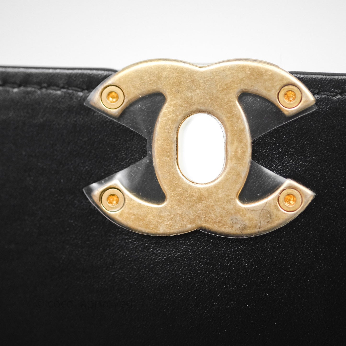 Chanel Quilted Mini Perfect Fit Adjustable Black Calfskin Gold Hardware