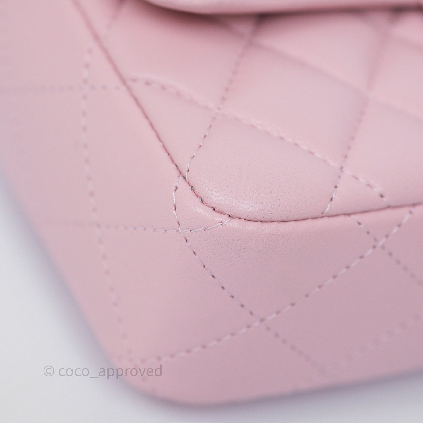 Chanel Quilted Extra Mini Rectangular Flap Pink Lambskin Gold Hardware