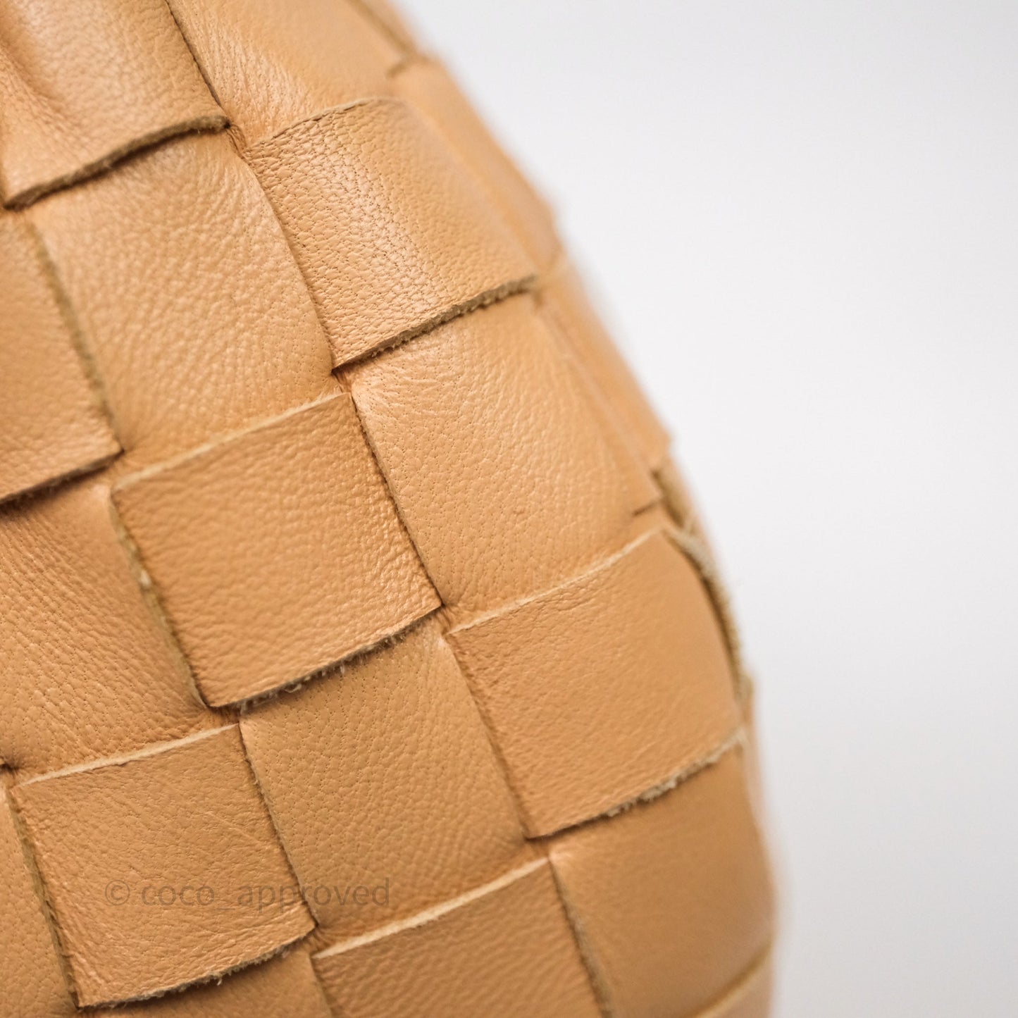 Bottega Veneta Mini Jodie Bag Intrecciato Beige Lambskin