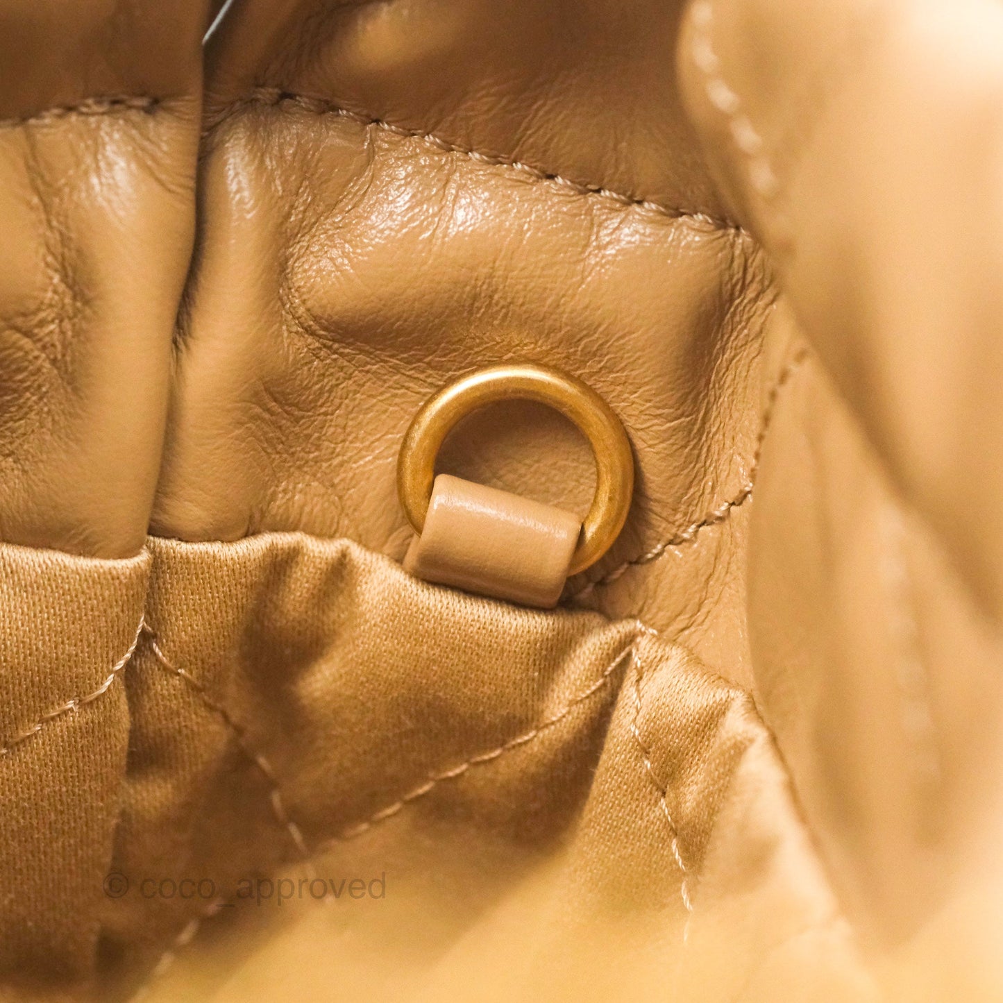 Chanel 22 Mini Bag Beige Shiny Crumpled Calfskin