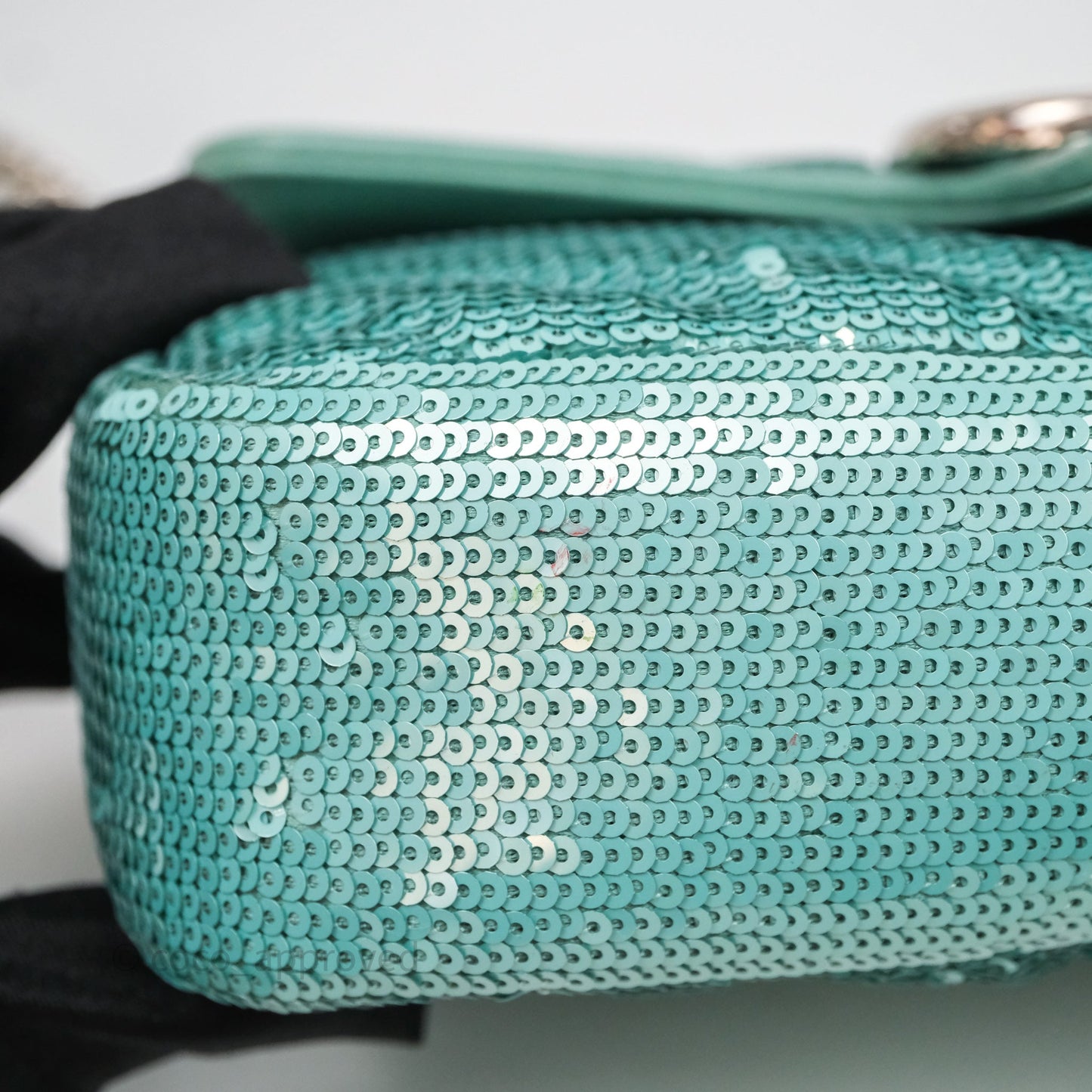 Gucci Mini Marmont Small Sequin Silver Hardware