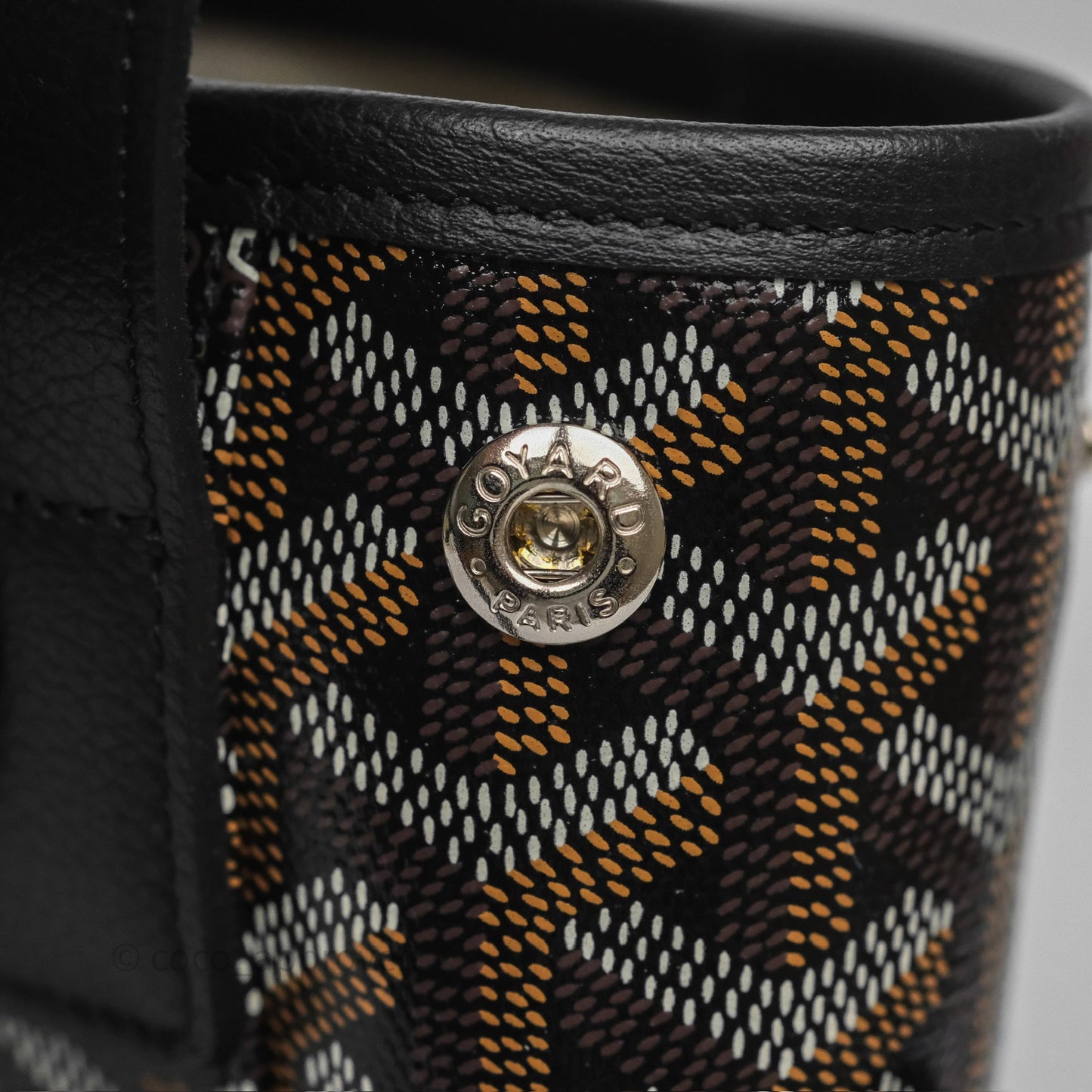 Goyard Mini Alpin Backpack Black Goyardine Calfskin