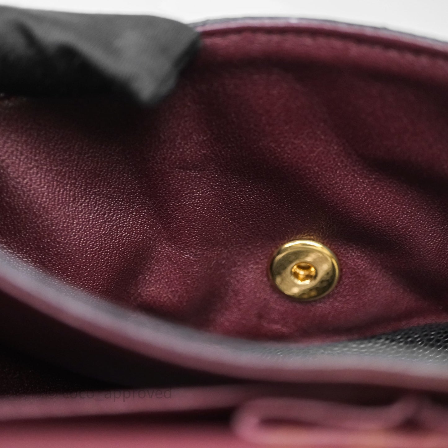Chanel Classic Medium Flap Quilted Black Caviar Gold Hardware