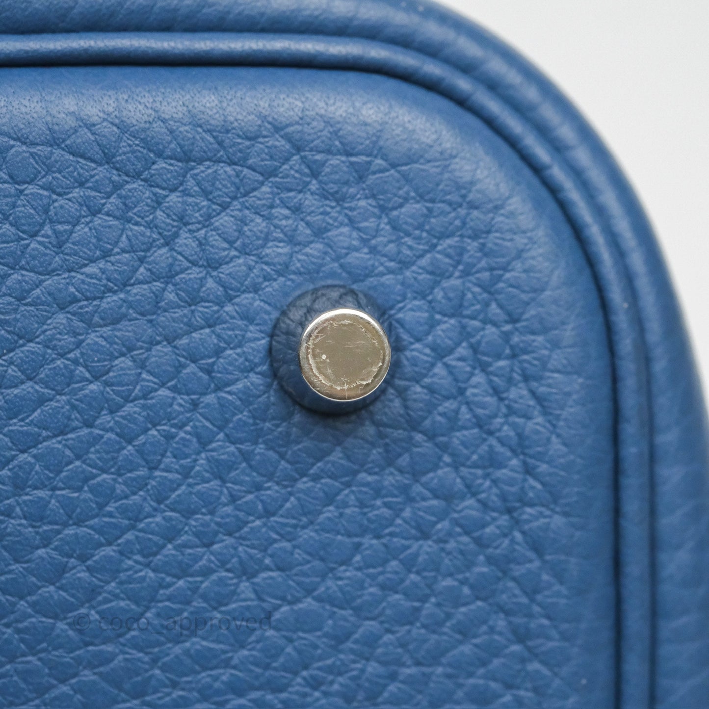 Hermès Picotin 22 Bleu Agate R2 Clemence Palladium Hardware