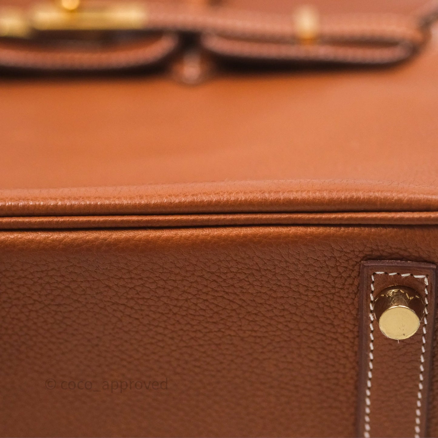 Hermès Birkin 25 Retourne Fauve 34 Barenia Gold Hardware