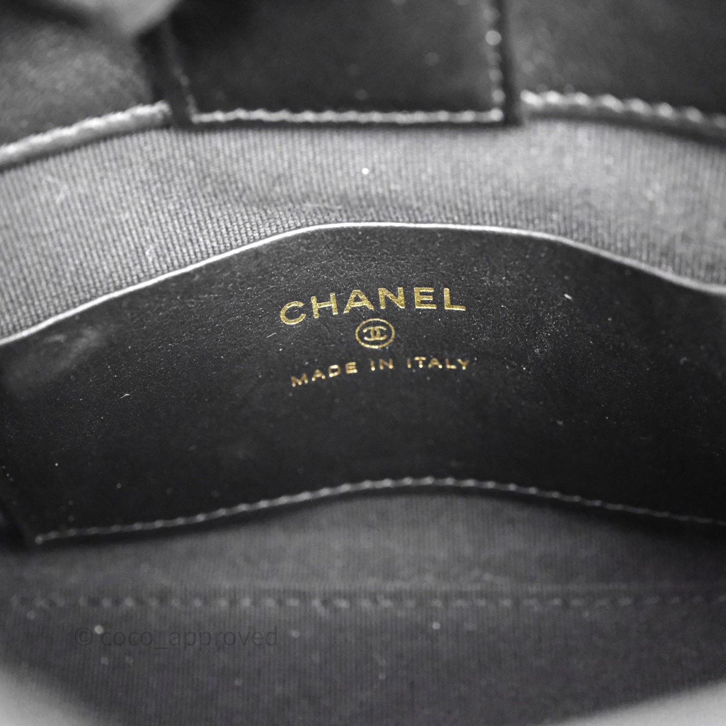 Chanel Clutch With Heart Chain Black Lambskin Gold Hardware