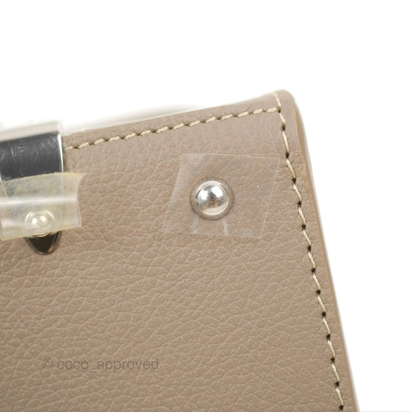 Goyard Saïgon Structuré Nano Bag Grege Silver Hardware