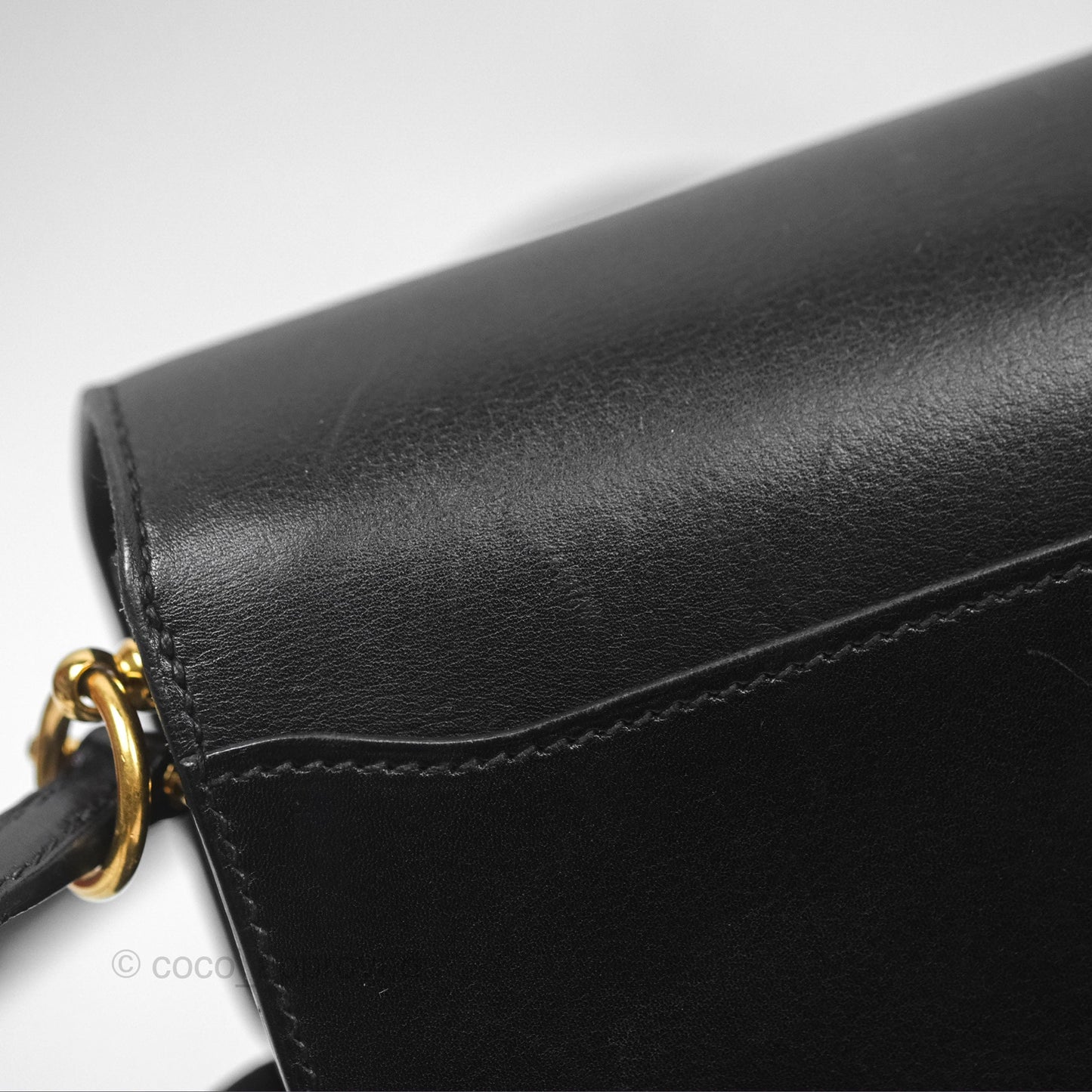 Hermès Roulis Mini 18 Noir 89 Veau Evergrain Gold Hardware