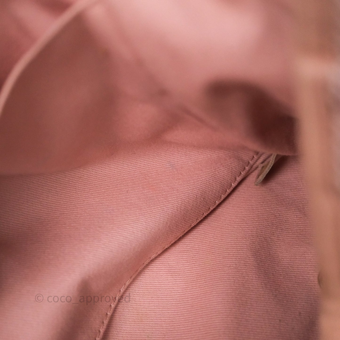 Chanel Large Deauville Tote Pink Canvas Gold Hardware