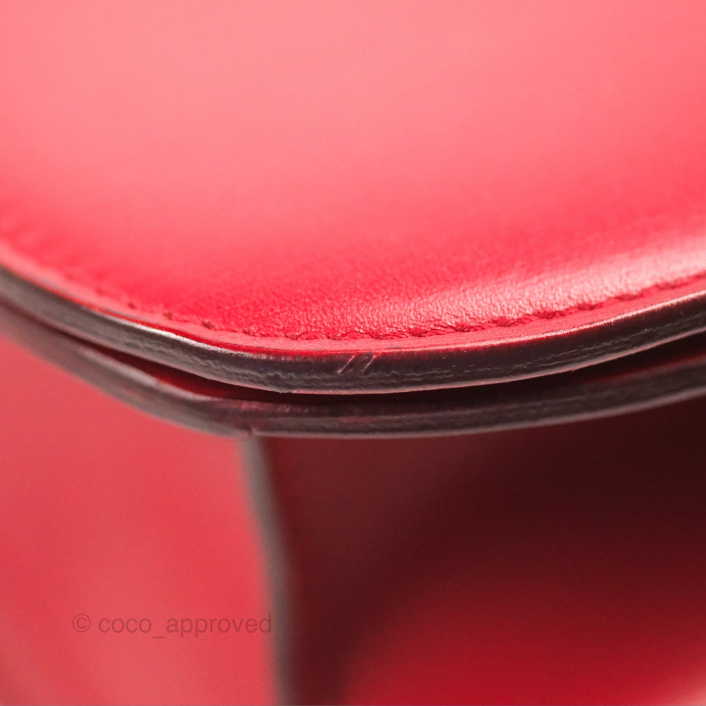 Celine Medium Classic Box Flap Red Calfskin