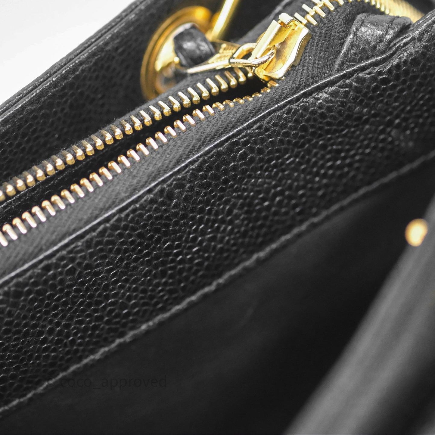 Chanel Vintage Tote Black 24K Gold Hardware