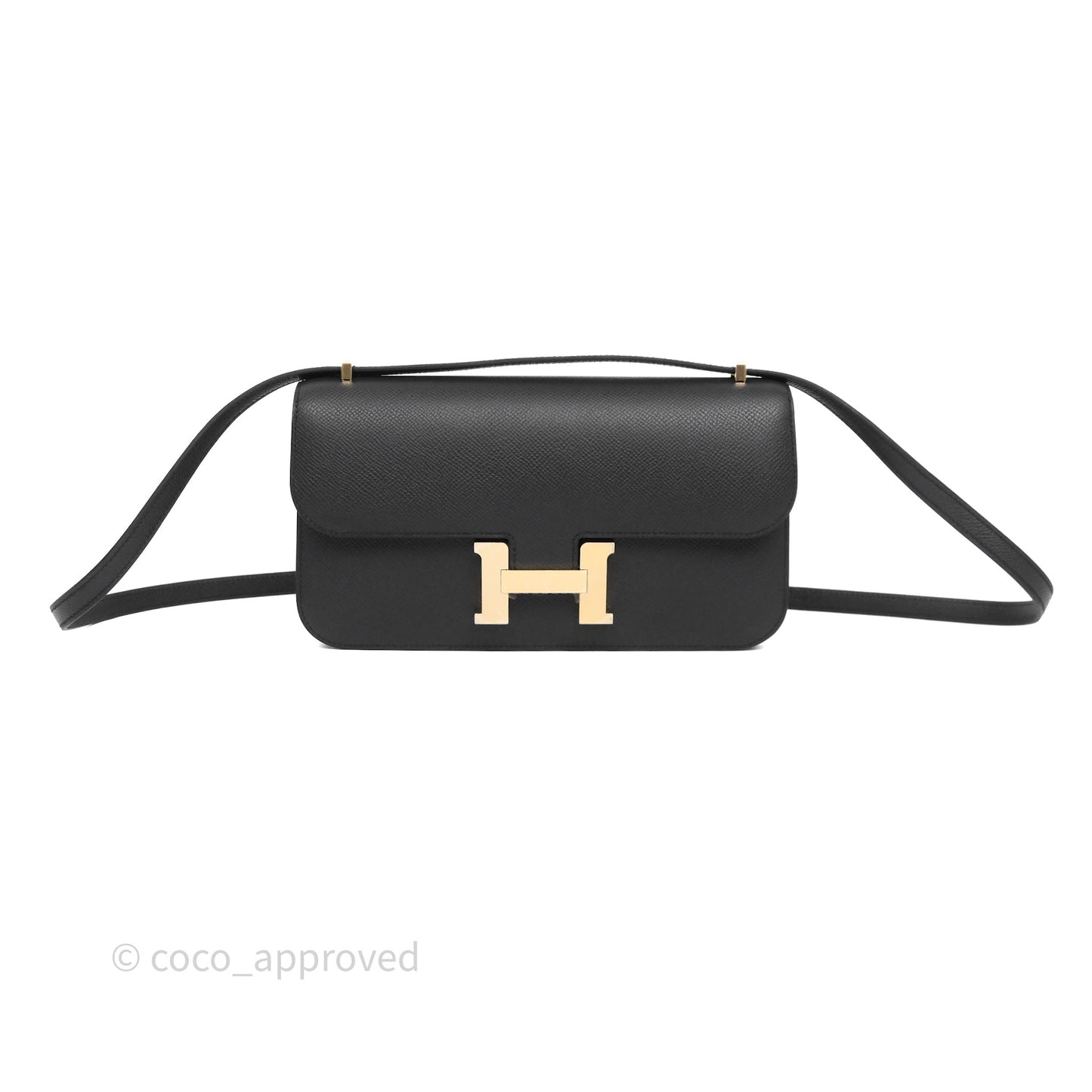 Hermès Constance Elan Plomb 8P Epsom Gold Hardware