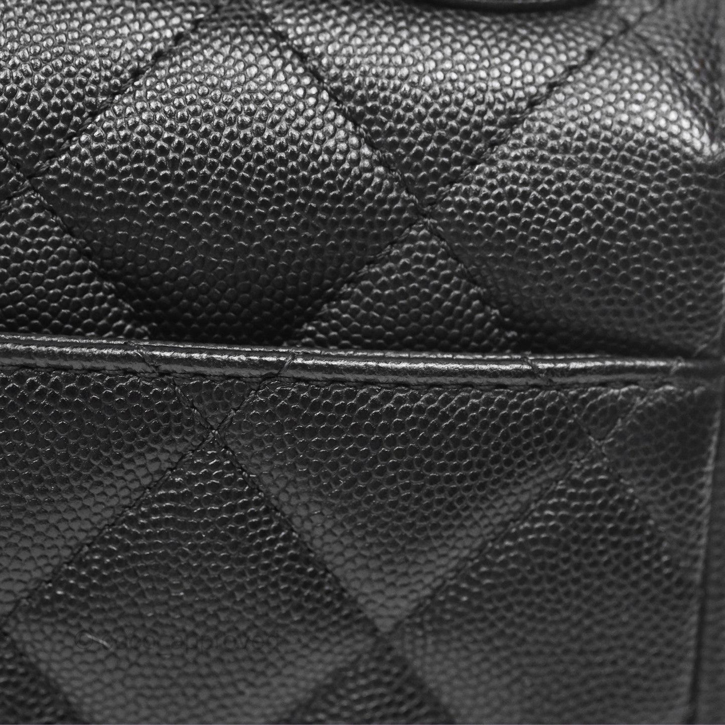 Chanel Quilted Small Business Affinity Flap Black Caviar Gold Hardware