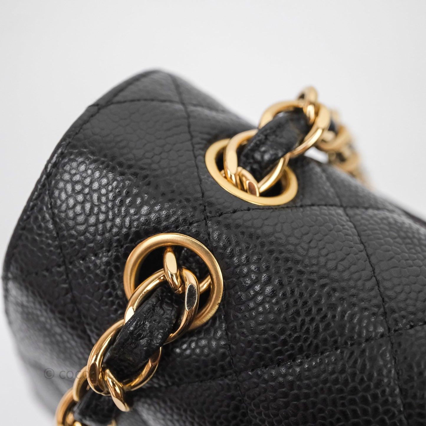Chanel Jumbo Double Flap Black Caviar Gold Hardware⁣⁣