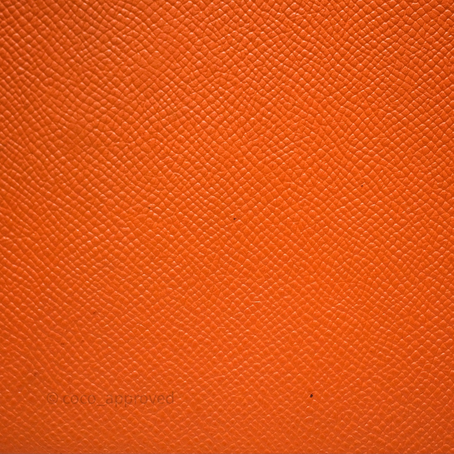 Hermès Birkin 30 Retourne Orange Epsom Palladium Hardware