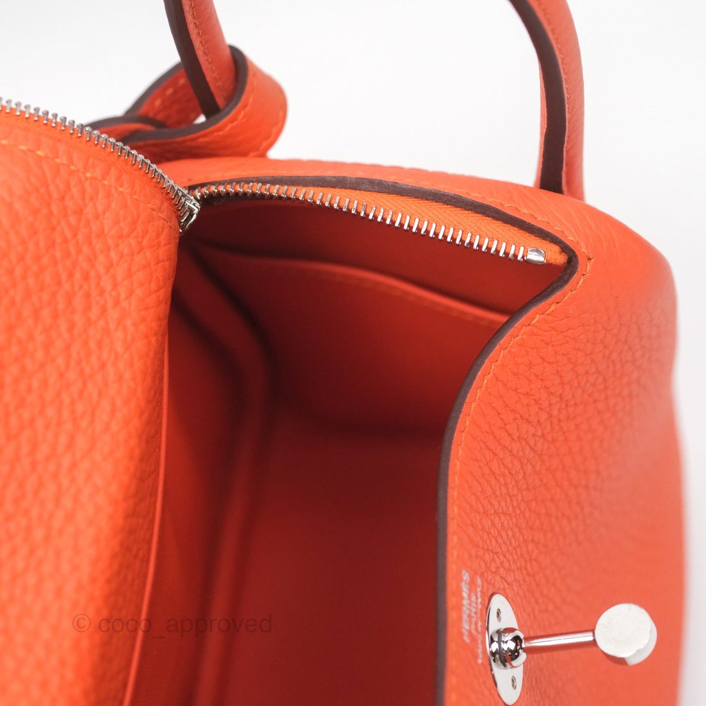 Hermès Mini Lindy 20 Clemence Palladium Hardware