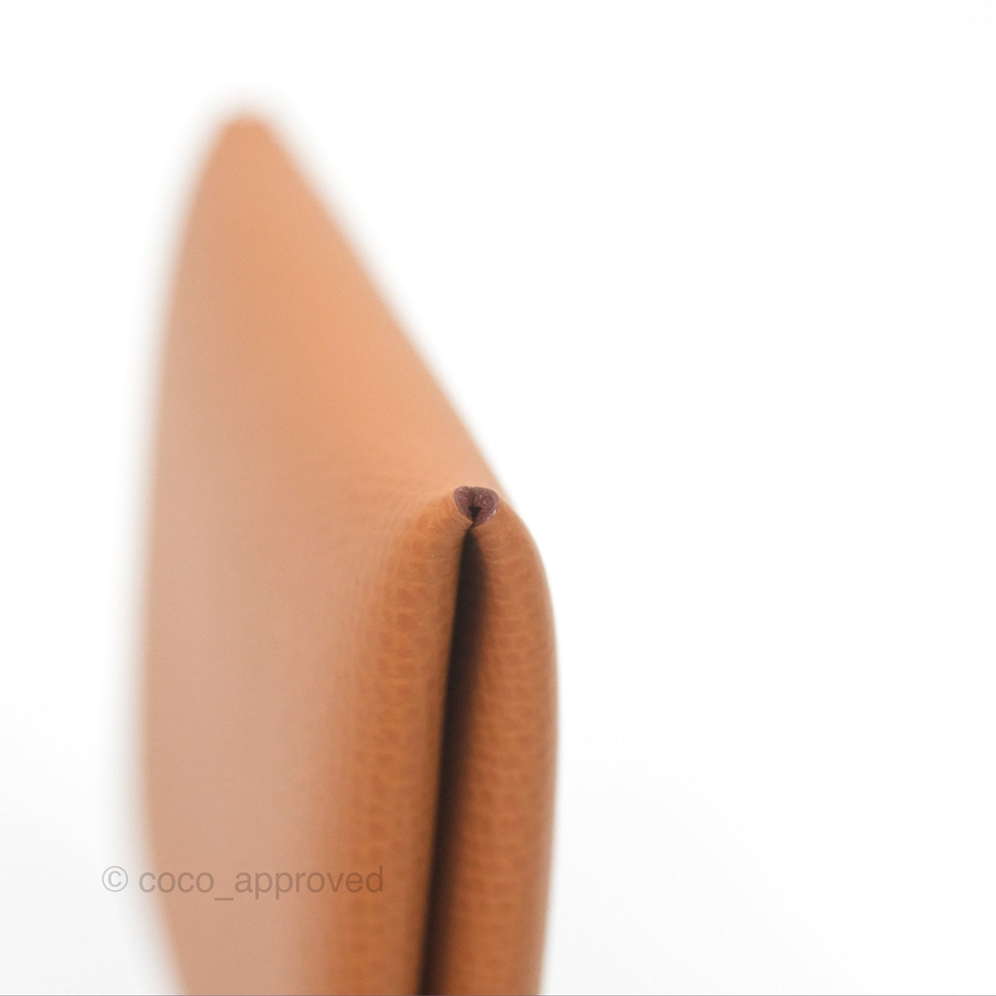 Hermès Calvi Card Holder Gold Epsom