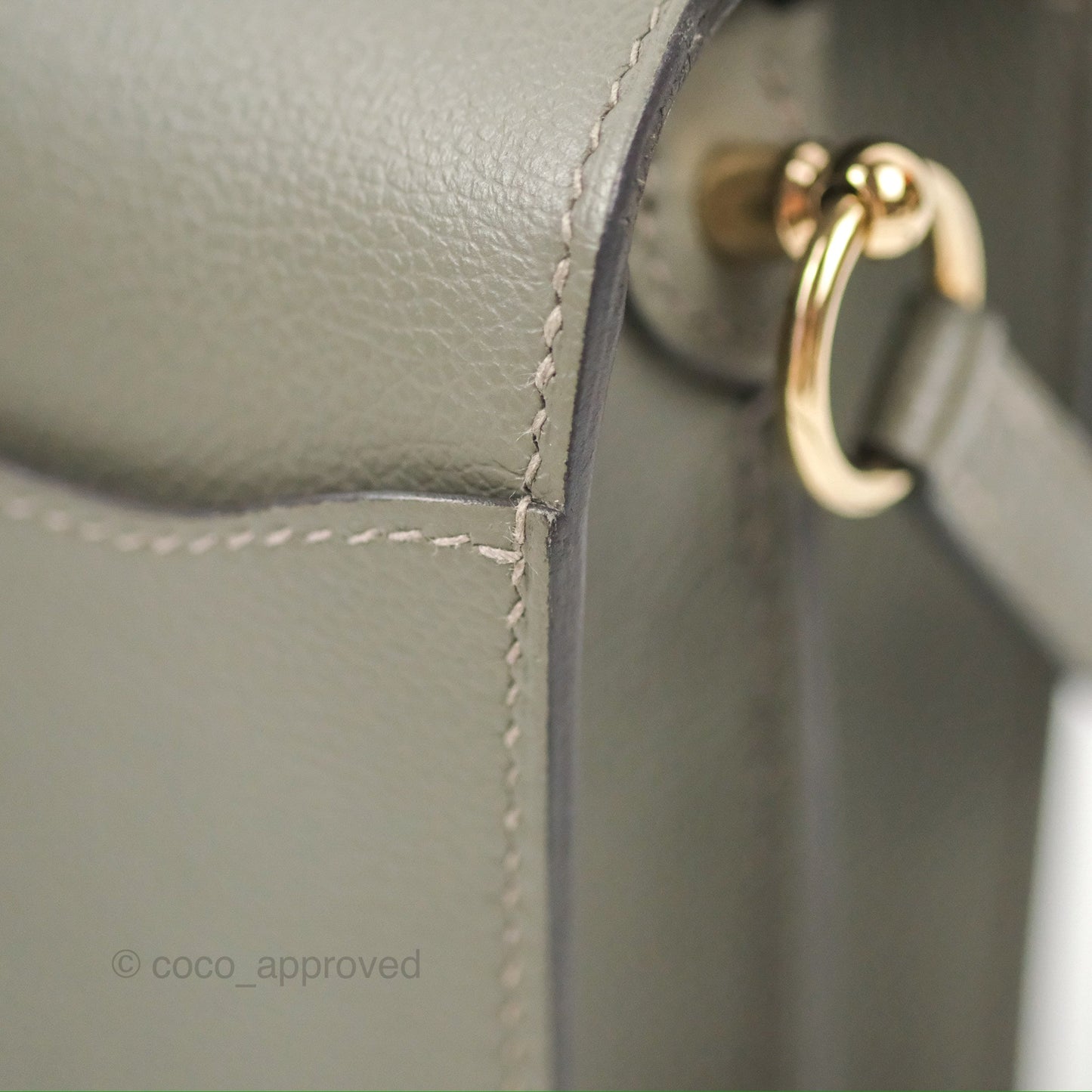 Hermès Roulis Mini 18 Gris Meyer 0L Evercolor Permabrass Hardware