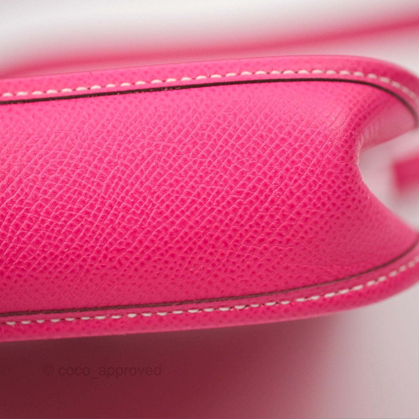 Hermès Mini Evelyne 16 Hot Pink Epsom Palladium Hardware