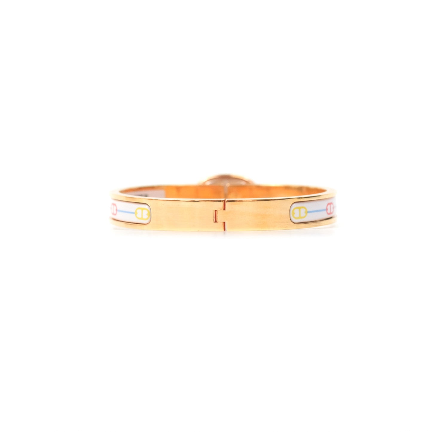 Hermès Mini Clic Chaine D'ancre Farandole Bracelet Pastel Acidulé Rose Gold Hardware