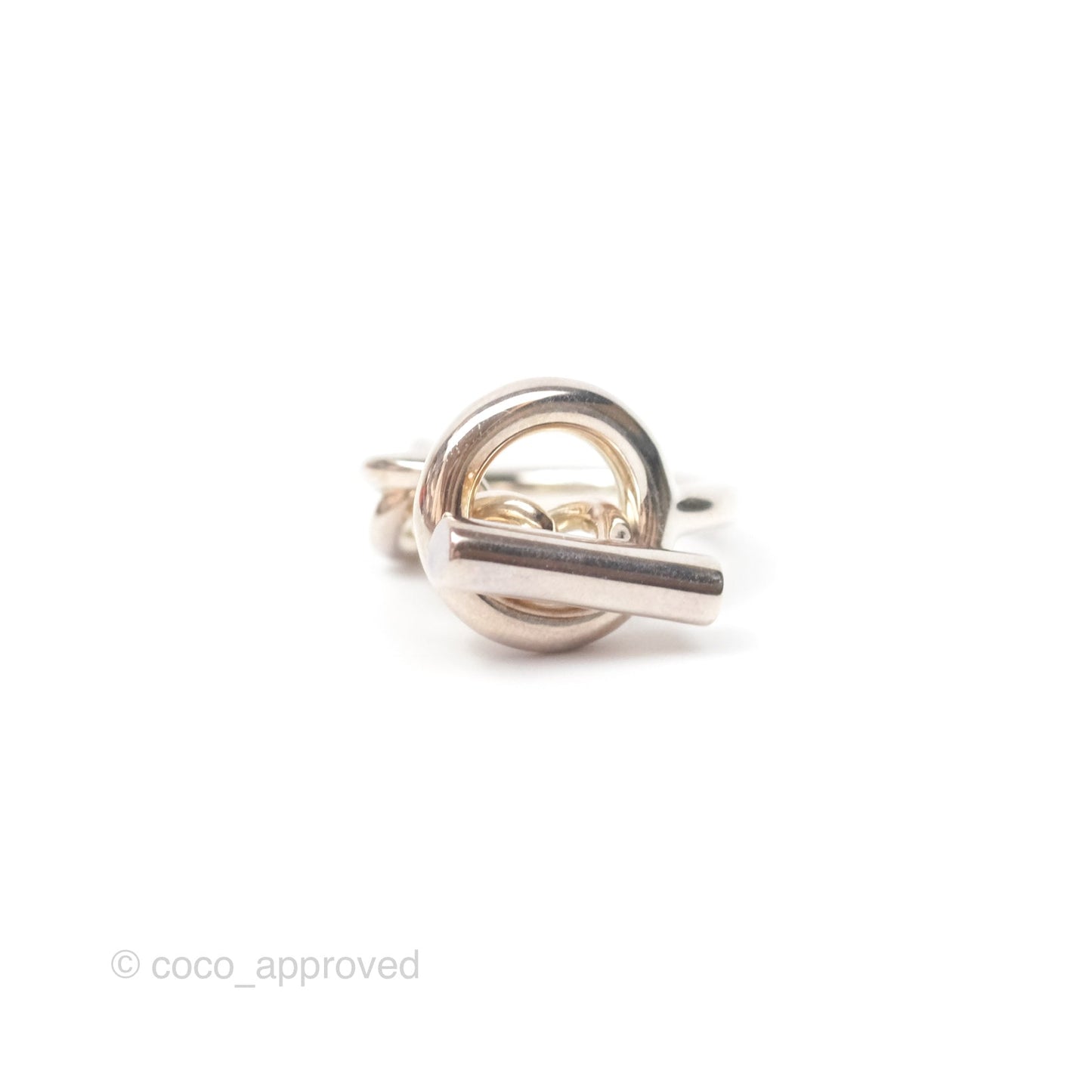 Hermès Echappee Ring GM Sterling Silver