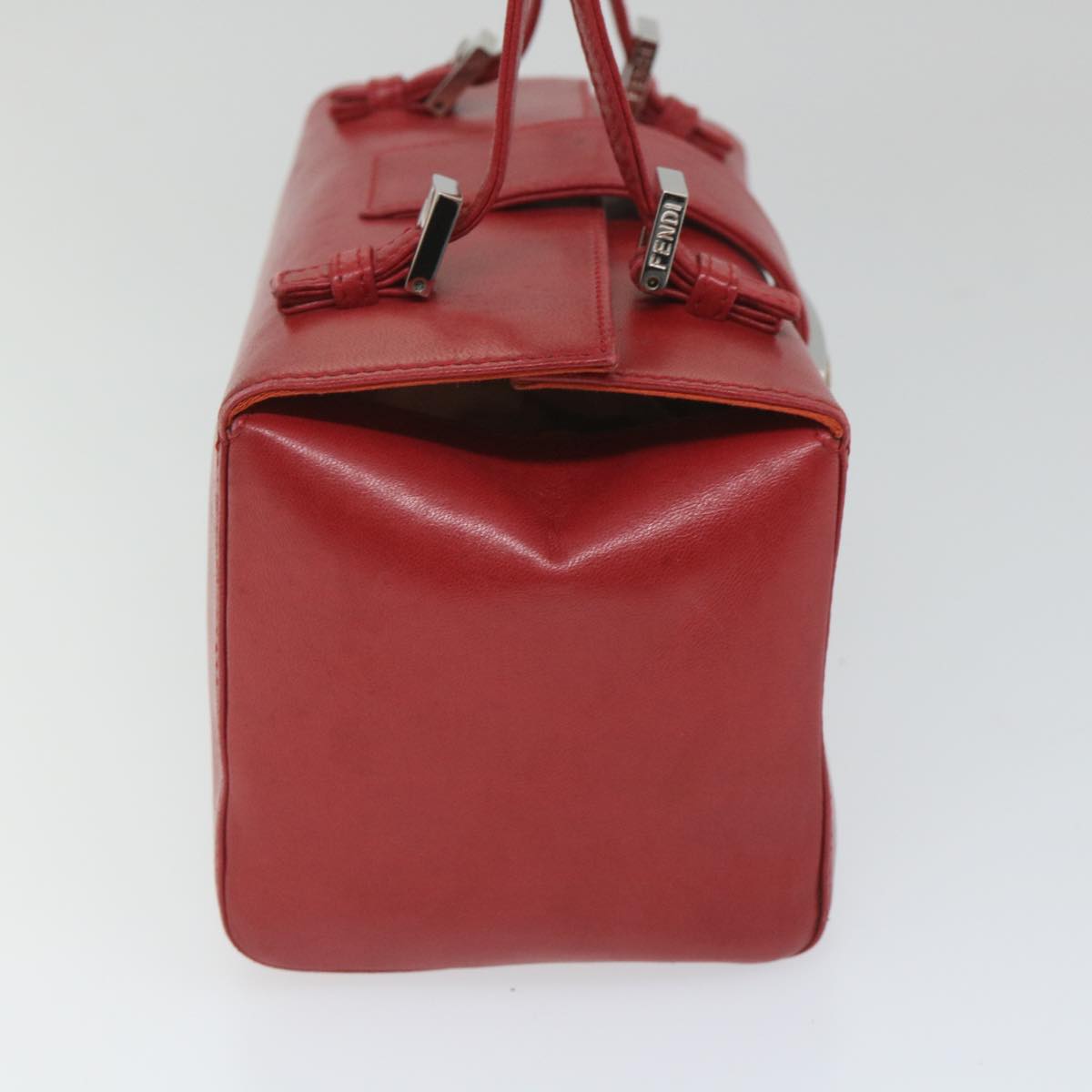 Luxury FendiMamma Baguette Hand Bag Leather Red56545