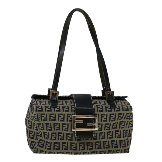 Luxury FendiZucchino Canvas Mamma Hand Bag Navy56578