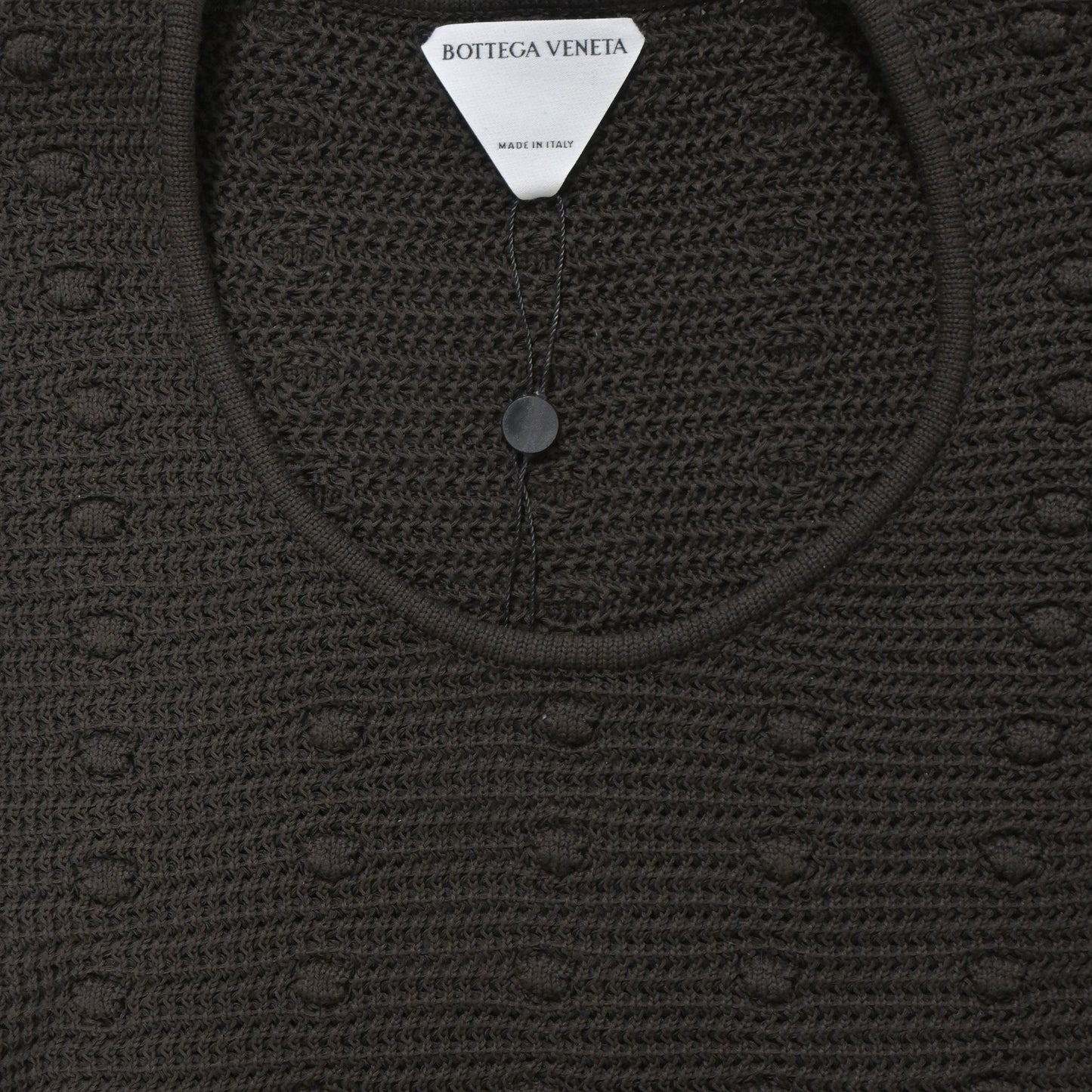 Luxury Bottega Veneta Knitted Jumper in Green Cotton