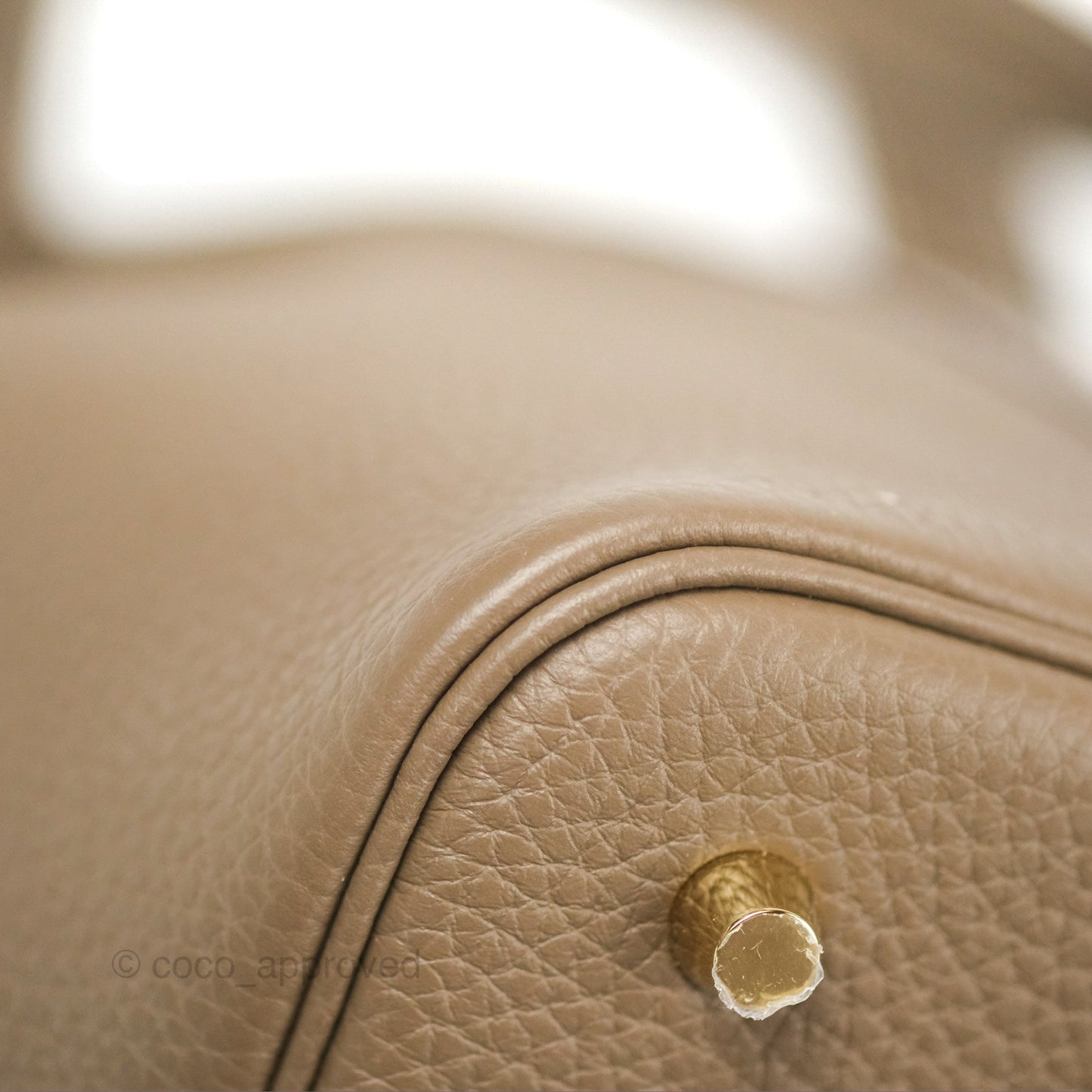 Hermès Picotin 22 Etoupe Clemence Gold Hardware