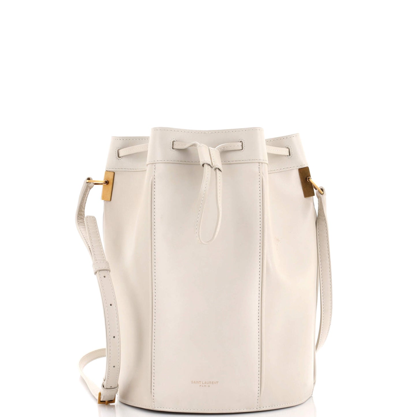 Luxury Saint Laurent Talitha Bucket Bag Leather Medium