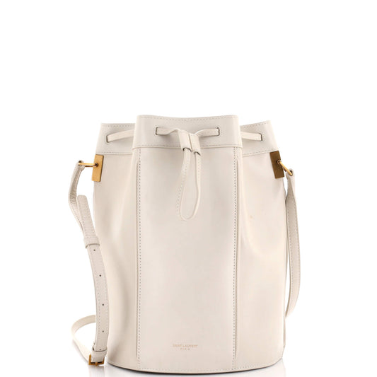 Luxury Saint Laurent Talitha Bucket Bag Leather Medium