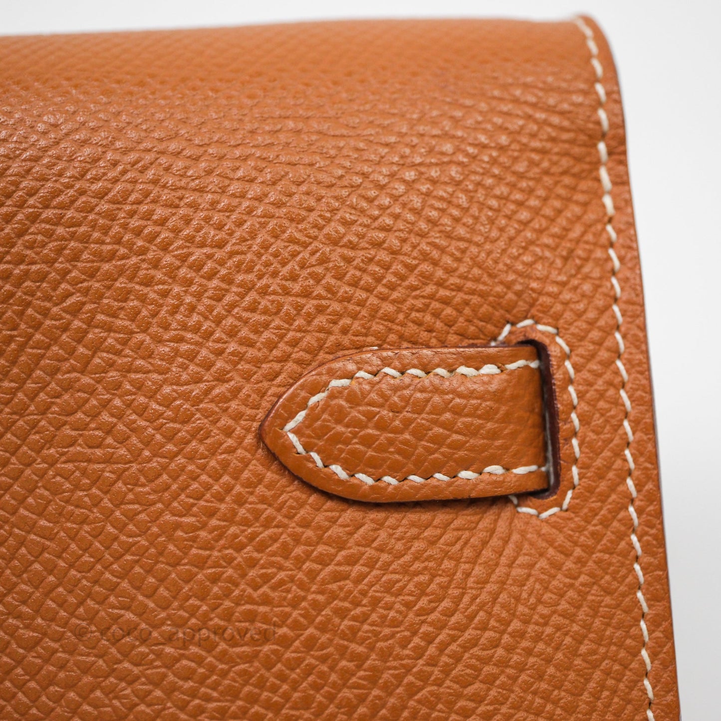 Hermès Kelly To Go Wallet Gold 37 Epsom Gold Hardware