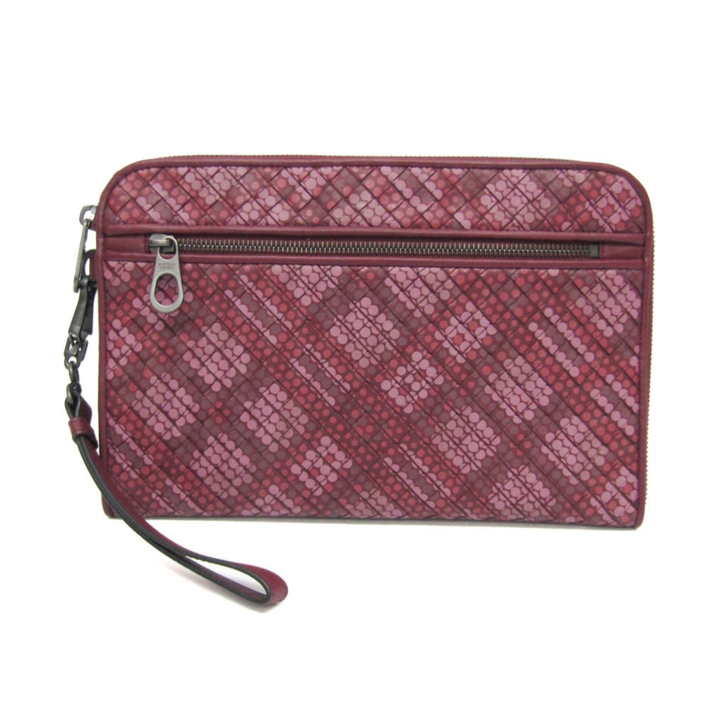 Luxury Bottega Veneta Intrecciato Leather Clutch Bag ()