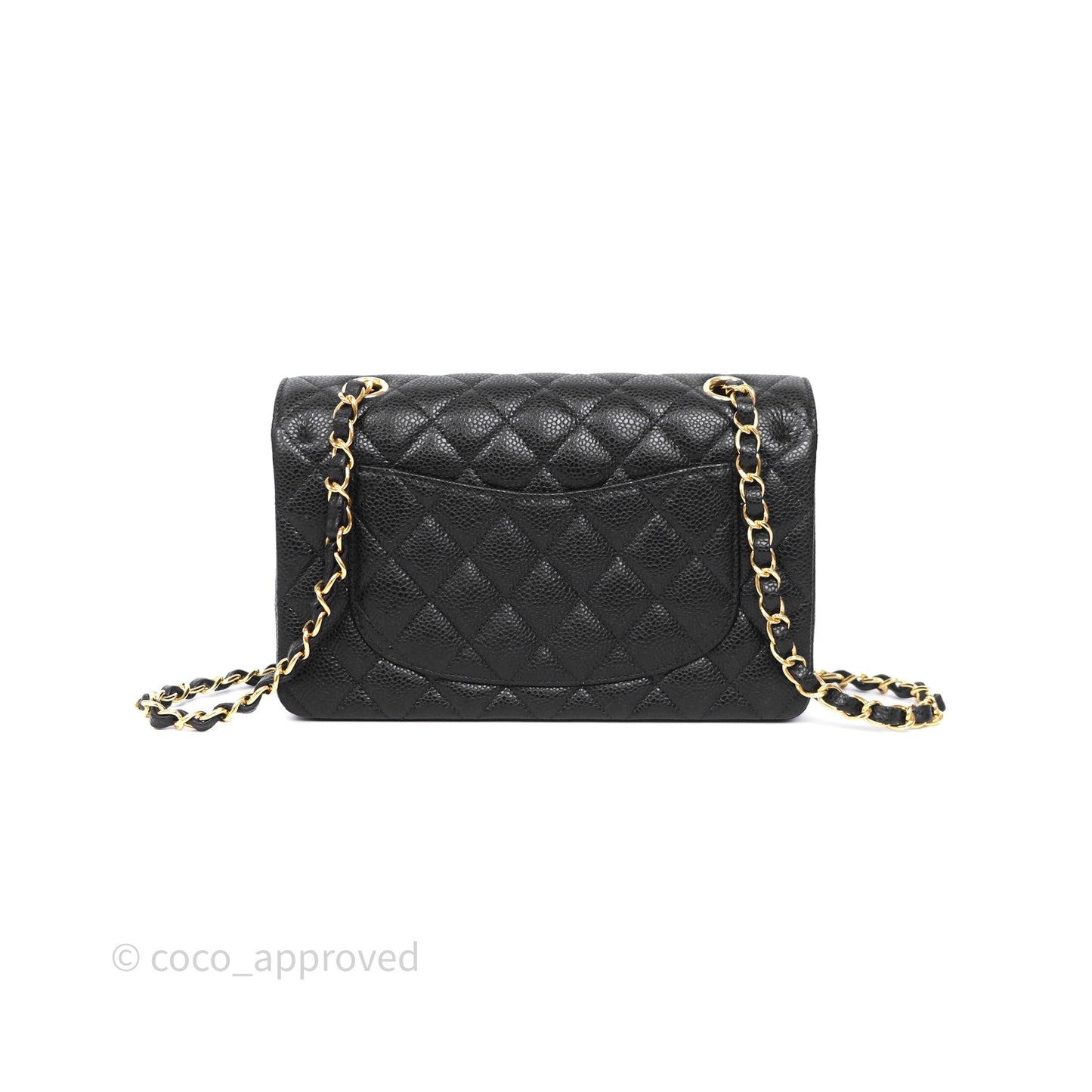 Chanel Quilted Small Classic Flap Black Caviar Gold Hardware