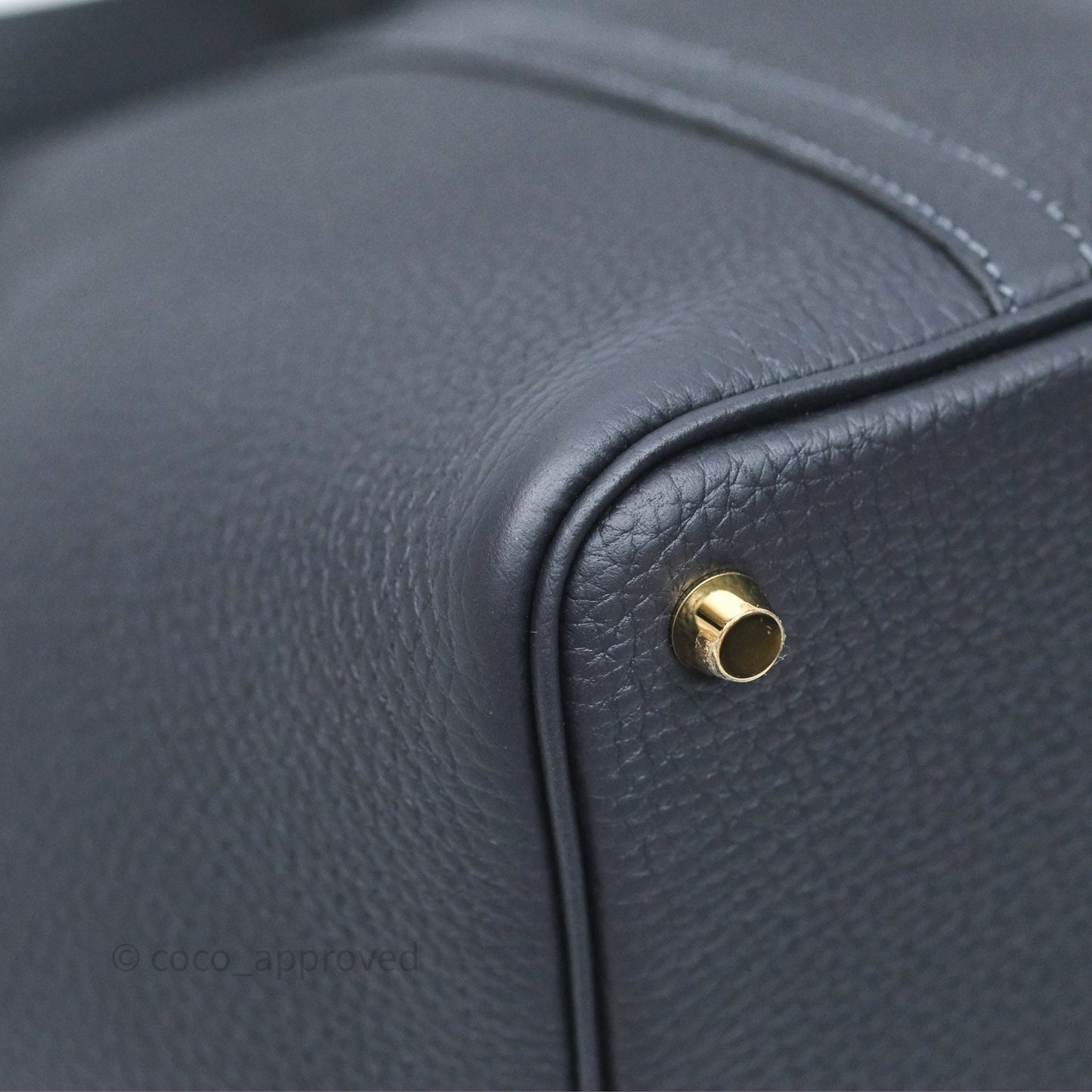 Hermès Picotin 18 Caban 3Y Clemence Gold Hardware