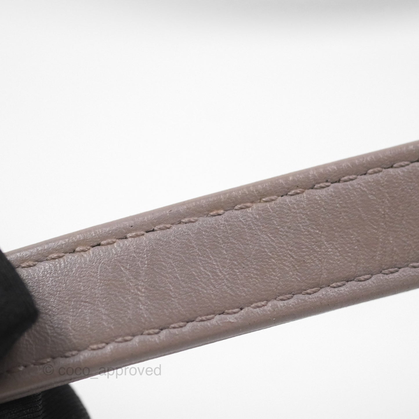 Chanel Coco Curve Flap Burnished Lilac Grey Calfskin Goatskin Antique Gold Hardware