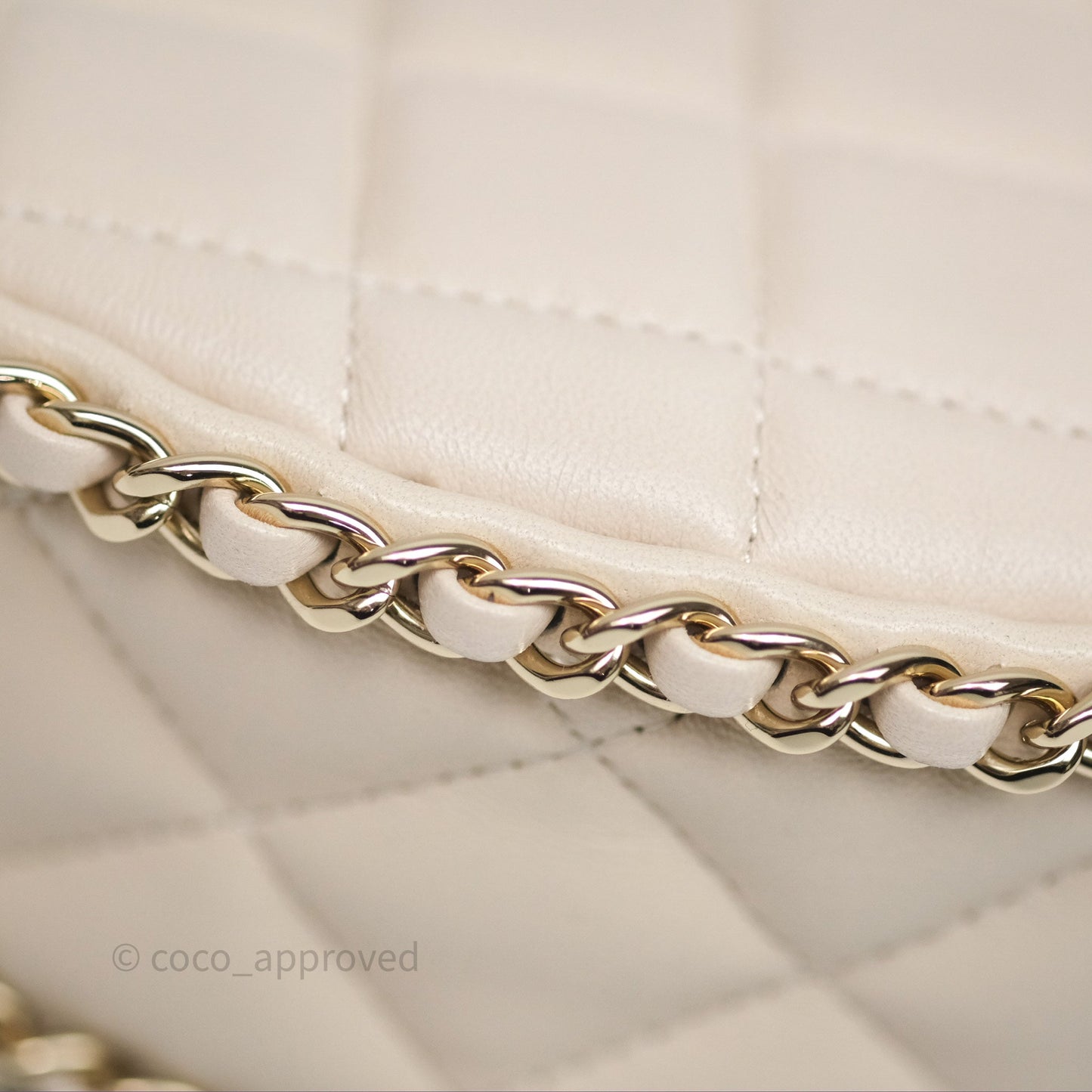 Chanel Small Hobo Bag Light Beige Lambskin Gold Hardware 23P