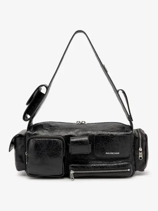 Luxury Balenciaga Superbusy Small Sling Bag Black