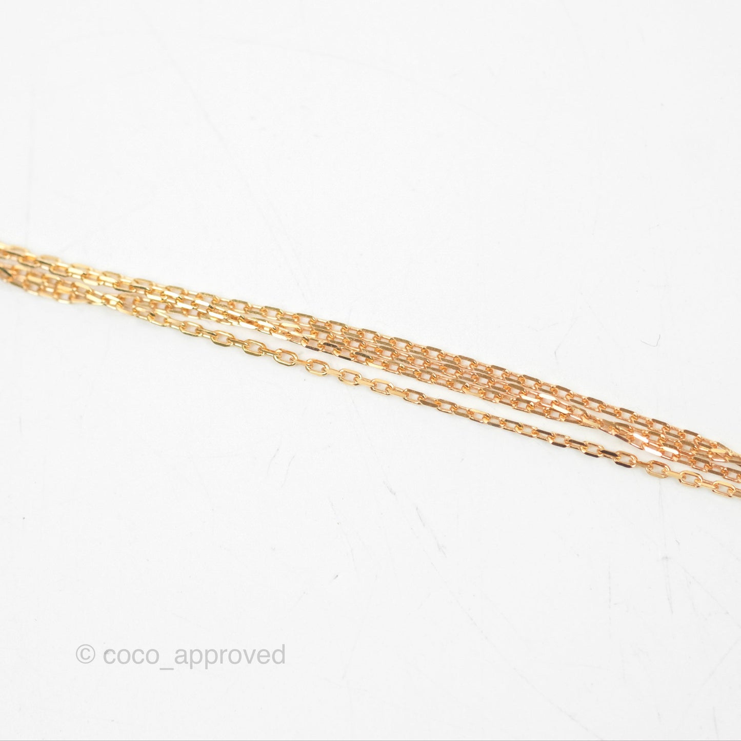 Cartier Love Necklace Rose Gold 2 Diamonds