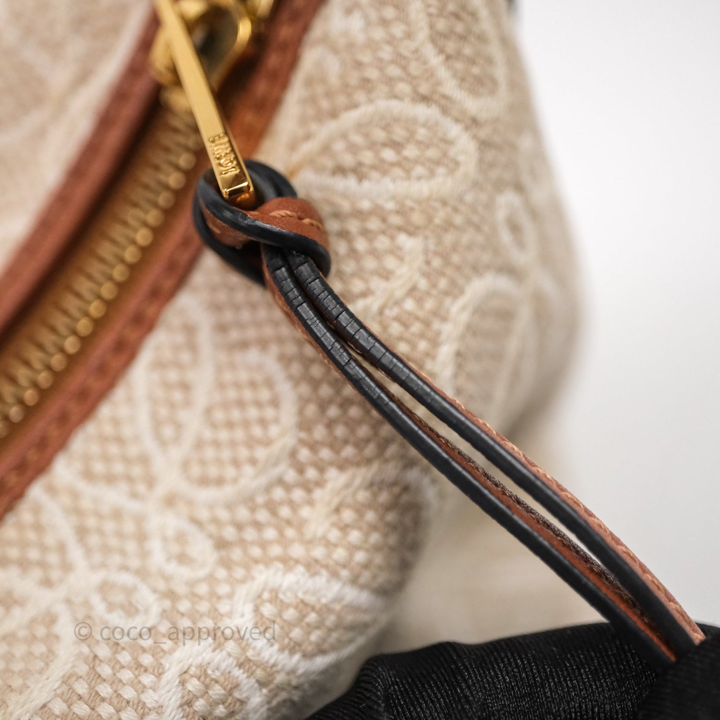 Loewe Top Handle Cubi Bag Anagram Jacquard