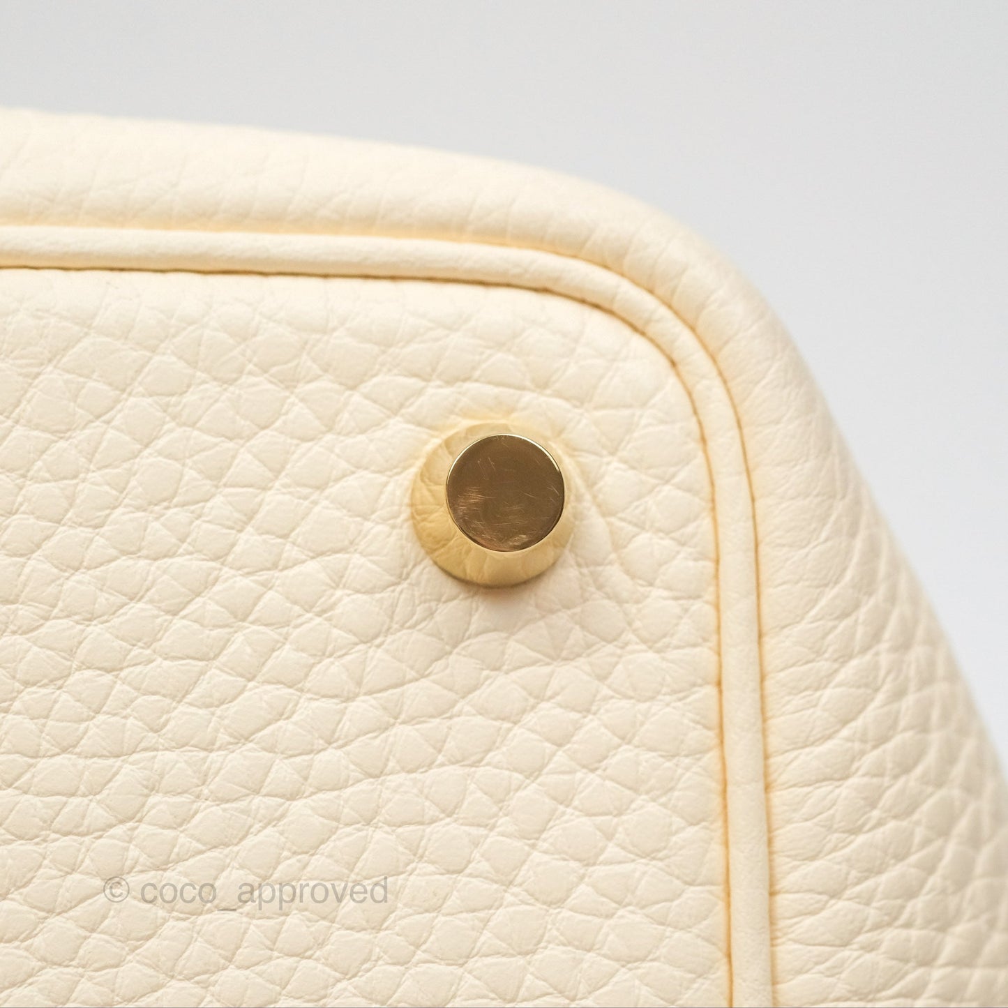 Hermès Picotin Lock 18 Nata Taurillon Clemence Gold Hardware