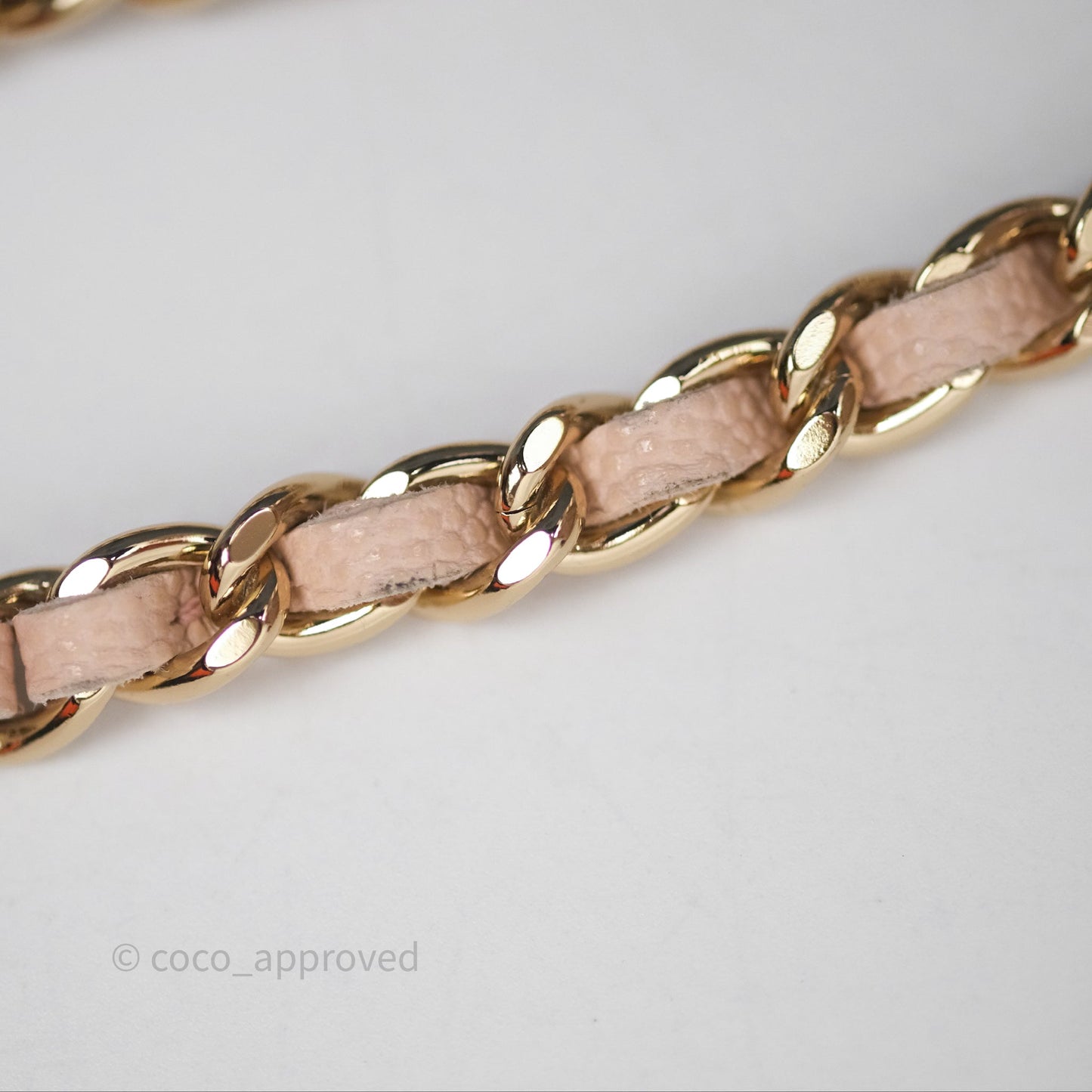 Chanel Vanity with Classic Chain Light Beige Caviar Gold Hardware