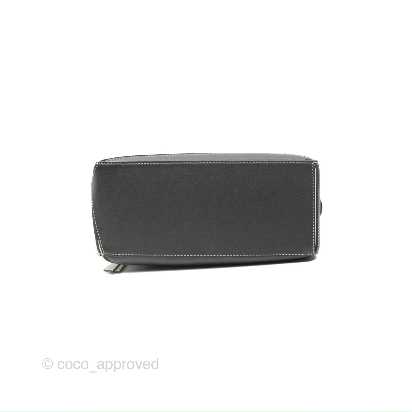Loewe Small Puzzle Bag Soft White/ Rosemary Calfskin Silver Hardware