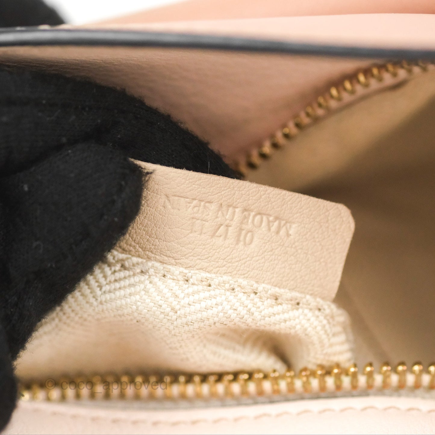 Loewe Small Puzzle Bag Blush Suede Calfskin