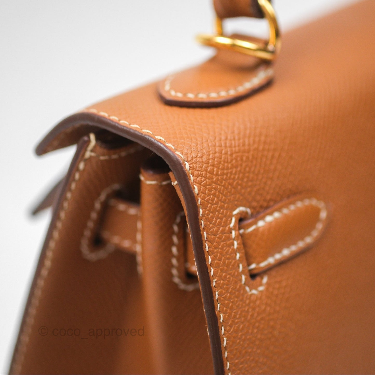 Hermès Kelly 25 Sellier Gold 37 Epsom Gold Hardware