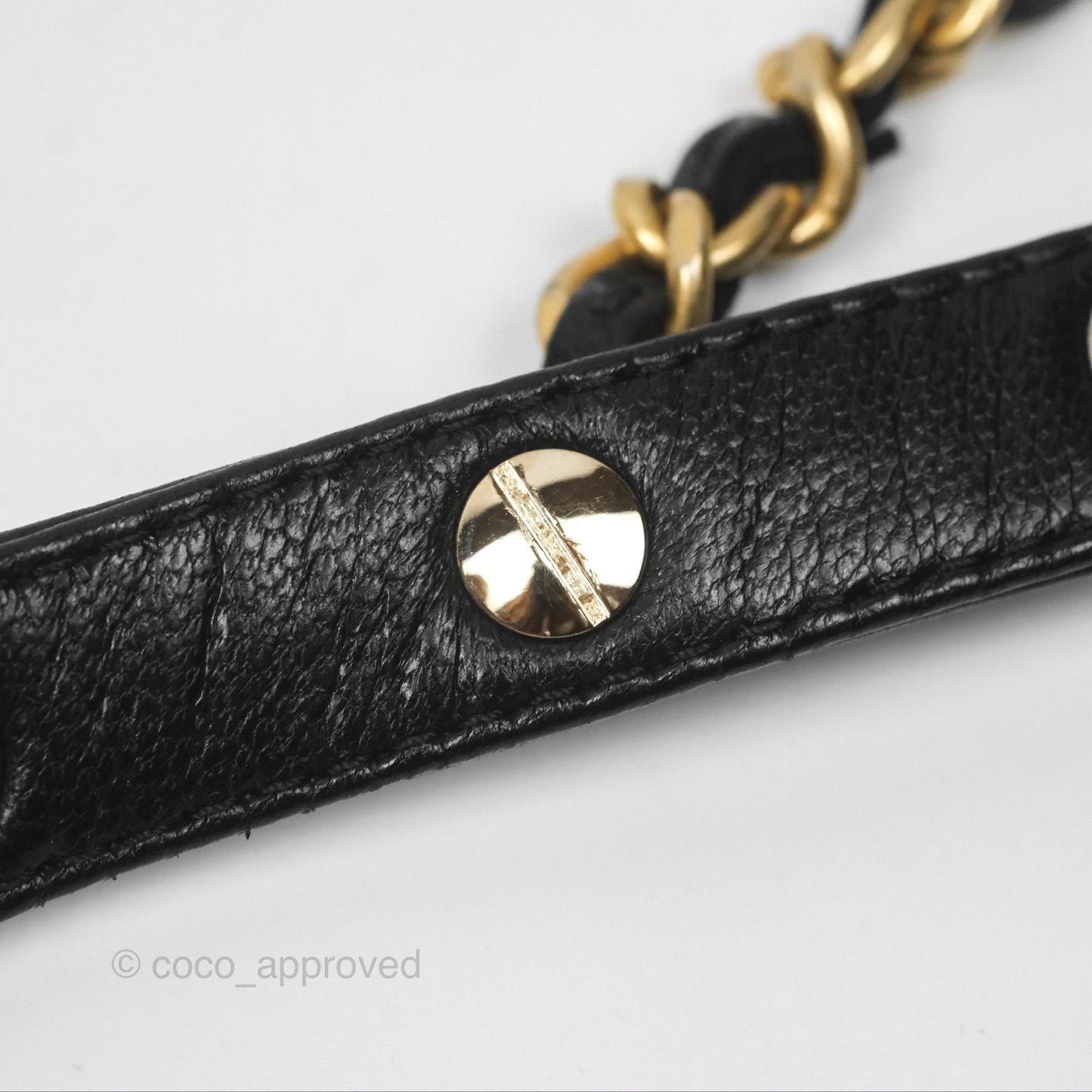 Chanel Vanity With Chain Black Goatskin Mixed Hardware