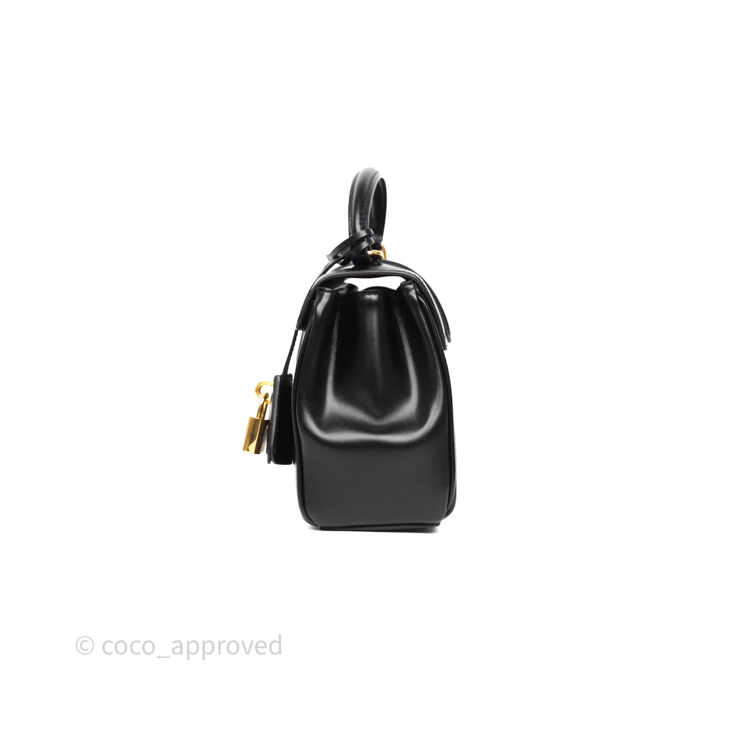 Celine Mini 16 Bag in Satinated Calfskin Black