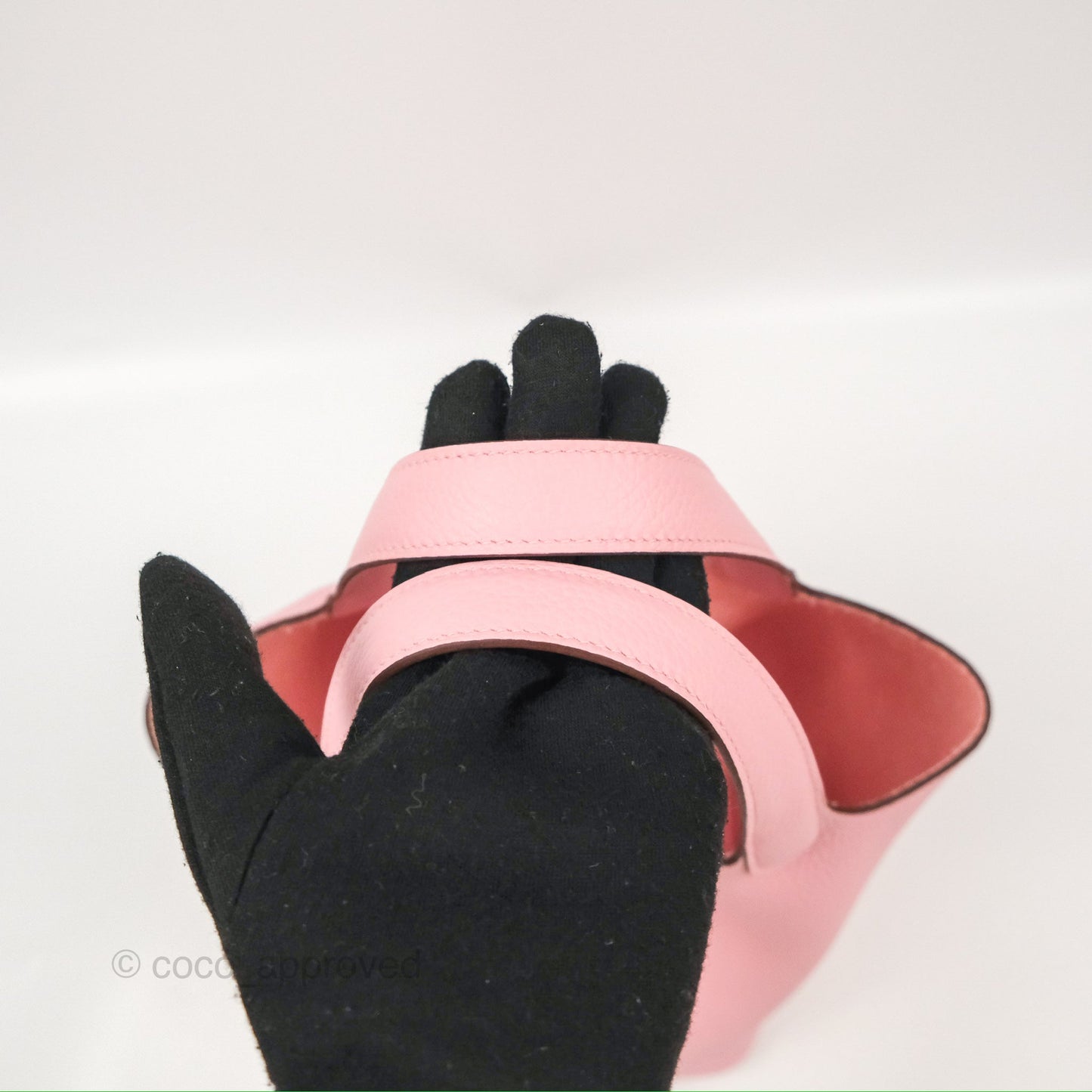 Hermès Picotin 18 Rose Sakura Clemence Palladium Hardware